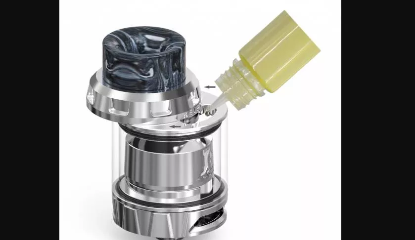 The Ehpro Kelpie RTA is yet another single-spiral version with trellised airflow